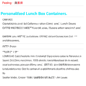Contenitori per il Pranzo Personalizzati - Product Image 3