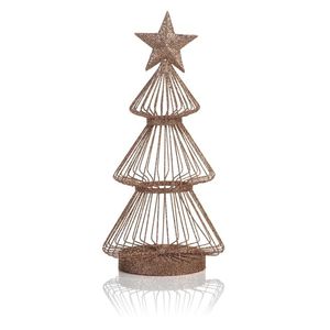 Panier d'arbre de Noël en métal fait à la main unique couleur et taille personnalisées ornement de décoration de vacances durable - Product Image 6
