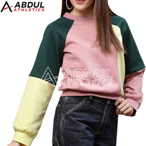 เสื้อสเวตเชิ้ตผู้หญิงสีตามสั่ง ผลิตในปากีสถาน พิมพ์โลโก้ตามสั่ง เสื้อสเวตเชิ้ตผู้หญิงลำลอง - Product Image 2