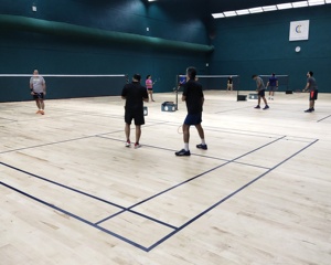 Suelo Deportivo de Madera con Amortiguación de Aire Aprobado por la BWF para Canchas de Bádminton Interiores, Suelo Deportivo de Alto Rendimiento para Torneos y Entrenamientos - Product Image 4