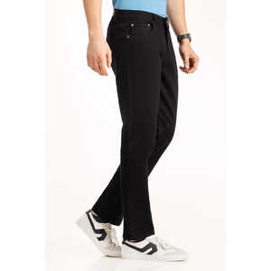 Pantalones Vaqueros de Cintura Media, Lavado a la Piedra, Casuales, Lisos, Rectos, Holgados, Estilo Vintage, Hip Hop, de Pierna Ancha, Colección de Invierno MN-JNS-SS25-010 - Product Image 1