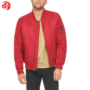 Chaqueta de bombardero reversible con logotipo y estilo personalizado para hombre, chaqueta de bombardero de talla grande de alta calidad - Product Image 2