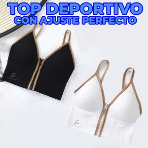 Bralette Deportivo Ajustable de Talla Grande con Relleno de Algodón para Yoga, Top Corto con Estampado Elástico XS, Ligero, de Spandex - Product Image 3