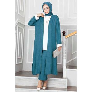 Ensemble double triple long en lin, essence - Product Image 1