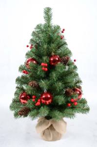 Decorated Mini & Small Christmas <b>Trees</b> 45–120cm – Luxury Styles with Bows, Ornaments & LED <b>Lights</b>, Potted Xmas <b>Trees</b> Wholesale - Product Image 6