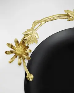 Bandeja de Plástico PP Premium Hecha a Mano, Accesorios de Baño, Decoración Dorada, Empaque de Regalo, Decoración de Mesa, Zaid Exports - Product Image 1