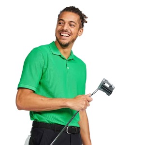 Polo respirant en coton polyester avec impression par transfert de chaleur - Product Image 1