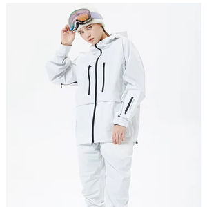 Conjunto de invierno de alta calidad para adultos a prueba de viento impermeable transpirable diseño de cremallera de talla grande para chaqueta deportiva para hombres - Product Image 1