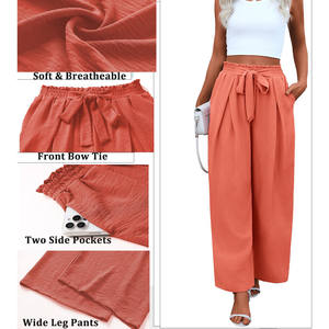 Pantalon taille haute décontracté avec impression personnalisée et logo pour l'extérieur Pantalon de jogging sarouel pour femmes grande taille personnalisé pour l'extérieur - Product Image 6