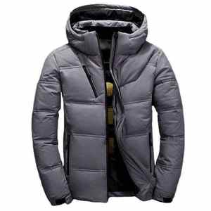 OEM personalizado al por mayor chaqueta acolchada de los hombres de plumas de ganso brillante burbuja abrigos con capucha estilo de la calle para el invierno logotipo personalizado - Product Image 3