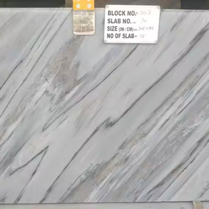 Losa y azulejo de mármol blanco de calcita pulida moderna AP para pisos y encimeras de hoteles - Product Image 1