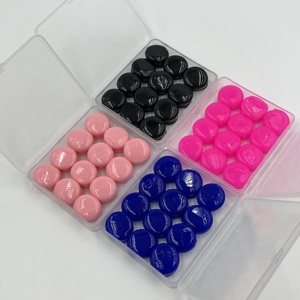 Bouchons <span class=keywords><strong>d</strong></span>'oreilles en silicone malléable pour dormir, doux, réduisant le bruit, pour le ronflement, réutilisables - Product Image 4