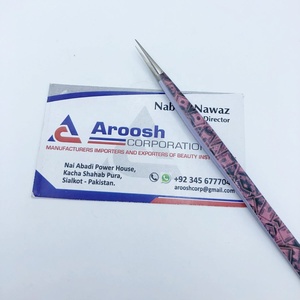 Pince à épiler imprimée avec logo personnalisé de haute qualité en gros Extension de cils Pointe en fibre de papier d'isolation durable en acier inoxydable - Product Image 3