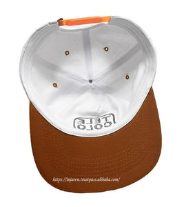 Gorra de algodón en blanco con logotipo bordado personalizado, gorra Snapback de alta calidad, ala plana, sombrero de 5 paneles, gorra de Camping Hip Hop, Gorras de fábrica - Product Image 6