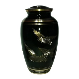 Urnes de crémation pour adultes en laiton de haute qualité avec gravure de blé urnes funéraires en métal fini marbre or et gris pour cendres humaines - Product Image 5