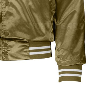 Vente en gros de veste Letterman en satin pour homme Vêtements de ville de haute qualité Veste d'hiver Letterman en satin pour homme - Product Image 6