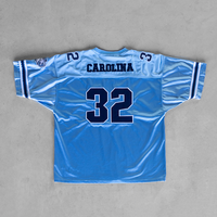 Vente en gros sur mesure de maillot de football américain rétro en maille entièrement imprimé par sublimation short de style streetwear surdimensionné
