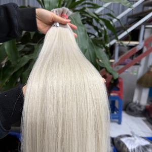 Vente en gros 100% naturel brut vierge couleurs cheveux humains haute qualité en vrac extensions de cheveux humains - Product Image 3