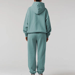 Survêtements pour femmes grande taille, légers, écologiques, en gros, surdimensionnés, 100% coton, en stock, marque privée - Product Image 2