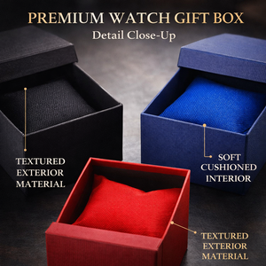 Factory Wholesale <strong>Watch</strong> Box Hot Selling Paper Black the Box for the <strong>Watch</strong> - Product Image 4