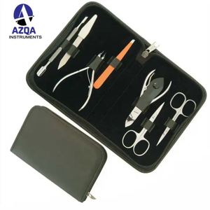 Juego de herramientas de maquillaje de cuidado de belleza profesional al por mayor con pinzas rizadoras de pestañas y cepillo en estuche de viaje portátil - Product Image 4