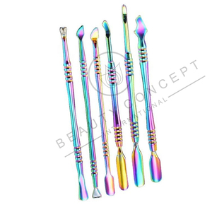 Empujador de cutículas de uñas personalizado de alta calidad buen proveedor Color del arco iris último producto empujador de cutículas suministros de uñas sostenibles - Product Image 6