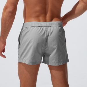 กางเกงขาสั้นกีฬาผู้ชาย 8 นิ้ว ผ้าตาข่าย สำหรับออกกำลังกาย ฟิตเนส บาสเก็ตบอล มีกระเป๋า กางเกงบอร์ดชอร์ต สกรีนโลโก้ได้ แห้งเร็ว - Product Image 2