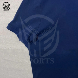 เสื้อโปโลแขนสั้นผ้าโพลีเอสเตอร์ผ้าสแปนเด็กซ์แห้งออกแบบได้ตามต้องการปักแบบกำหนดเอง - Product Image 5