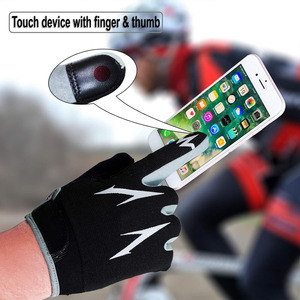 Gants de vélo pour hommes, gants de vélo à doigts complets, compatibles avec les écrans tactiles, résistants à l'usure, antidérapants, gants de vélo de route - Product Image 4