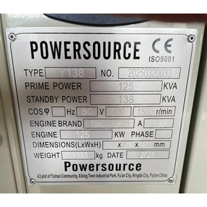 POWERSOURCE Y138 2025 <b>Diesel</b> <b>Generators</b> - Product Image 3