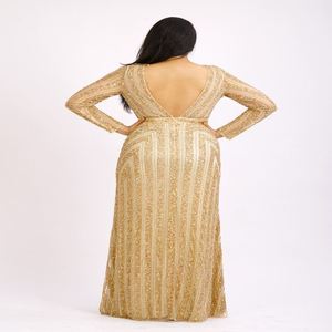 Vestido Largo de Sirena sin Espalda de Lujo para Mujer | Vestido de Noche de Alta Calidad para Fiestas y Eventos de Gala | Fabricante de la India - Product Image 5