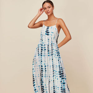 New Arrival Oversize Loose Full Fashion Light weight Beach Style Ladies <b>Tie</b> Dye Summer Casual Long Maxi for Women - Product Image 1