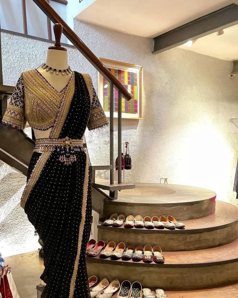 Fulpari Heavy Georgette Indian Designer Saree/Sari Voor Dames Nieuwste Ontwerp Sari Indian Sarees Feestkleding