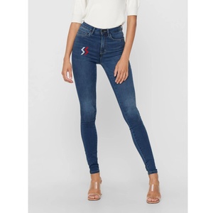 เสื้อผ้าสตรีขายส่งกางเกงยีนส์เซ็กซี่ผ้ายีนส์สำหรับผู้หญิงสไตล์ผอมกางเกงยีนส์ขาสีฟ้าให้บริการ2025 - Product Image 1