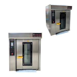High Quality Rotary <b>Oven</b> for Bakery 8 Trays Video Technical Support Bread Production Line Altuntop Trolley Rotary <b>Oven</b> Vietnam - Product Image 1