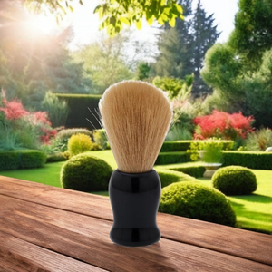 Blaireau de rasage pour hommes Pearl Grooming Beard SBB-14 couleur noire avec manche en résine - Product Image 6