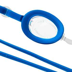 Gafas de Natación para Niños Shark, Color Azul, con Estampado de Dientes de Tiburón, Lentes Antivaho, Protección UV, Ajustables - Product Image 1