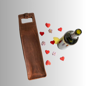 ถุงไวน์และที่ใส่ขวดไวน์หนังแท้หรูหรากล่องของขวัญไวน์คู่แบบสั่งทำ - Product Image 5