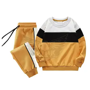 Kids Crewneck Sweat Suit Sets Benutzer definiertes Logo God Quality Jungen und Mädchen Trainings anzüge im Jahr