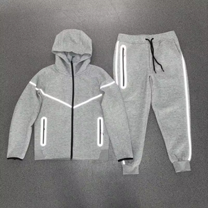 Conjunto deportivo cortavientos para hombre, chaqueta ligera y pantalones para gimnasio, correr, trotar, fitness al aire libre - Product Image 5