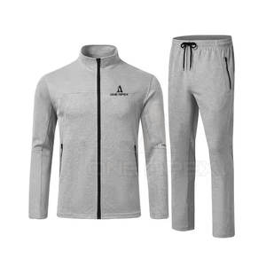 Survêtement à fermeture éclair taille personnalisée vêtements d'hiver survêtement à fermeture éclair vêtements décontractés survêtement à fermeture éclair de qualité supérieure - Product Image 1