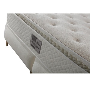Matelas Orthopédique Contemporain Double Face en VRAIE Laine avec Ressorts Ensachés Durables, Dessus Respirant et Fibres Thermobondées pour Chambre à Coucher - Product Image 2