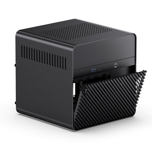 Jonsbo N2 Black NAS Chassis Mini ITX 5 Bay Hot Swap Computer Case Server Storage Desktop Case Aluminum Alloy SFF