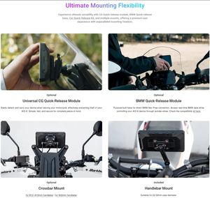 CHIGEE Aio-6 Lte Tracciamento Traiettoria App 4G CarPlay Tachimetro Digitale per Moto Dashcam e Display per Motocicletta - Product Image 5