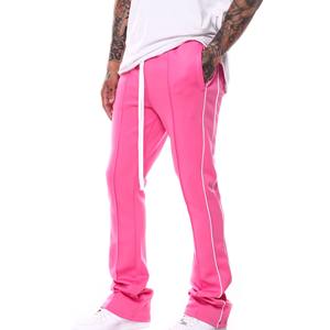 Venta al por mayor ligero desgastado alto sudor traje bordado suelto ajuste algodón carga sudor apilado pantalones de chándal Sudadera con capucha Jogger conjunto - Product Image 1