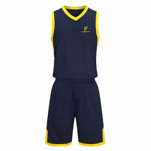 Uniforme de basket-ball sur mesure 100% polyester Uniforme de basket-ball fabriqué en polyester léger Uniforme de basket-ball de haute qualité - Product Image 1