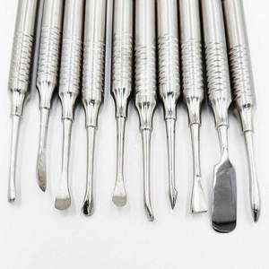 Instrumental Quirúrgico para Cirugía Dental, Separador Perióstico, Juego de 10 Piezas, Instrumento para Levantar la Flap de Implantes, Instrumental Quirúrgico Periodontal - Product Image 3