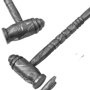 Marteau à clous artisanal en acier Damas, qualité industrielle, robuste, pour mécanicien, multi-usages, haute qualité, pour forgeage - Product Image 1