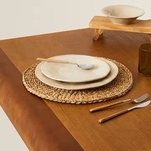 Exquisito Mantel Individual de ratán natural ecológico para boda manteles individuales tejidos redondos para placa de cargador de mimbre de fiesta hecho en Vietnam - Product Image 3