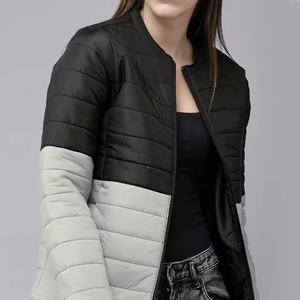 Fabrication personnaliser pour l'extérieur col bouffant conceptions d'automne de grande taille vente à chaud produit classique broderie veste pour femmes - Product Image 5